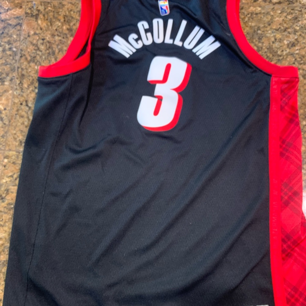 McCollum Portland Trailblazers Jersey Youth Large sz 12